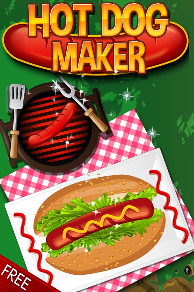 Hotdog Maker- Free fast food games for kids,girls & boys screenshot 2
