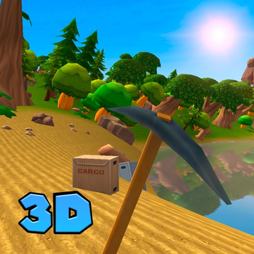 Cartoon Island Survival Simulator 3D Full icon