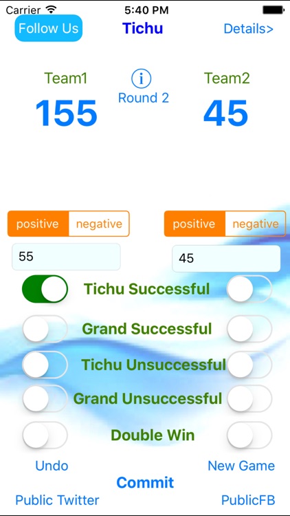 Tichu Counter App