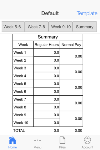 Monthly Pay Schedule screenshot 2