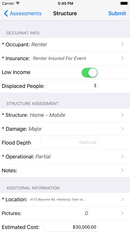 DisasterLAN Damage Assessment