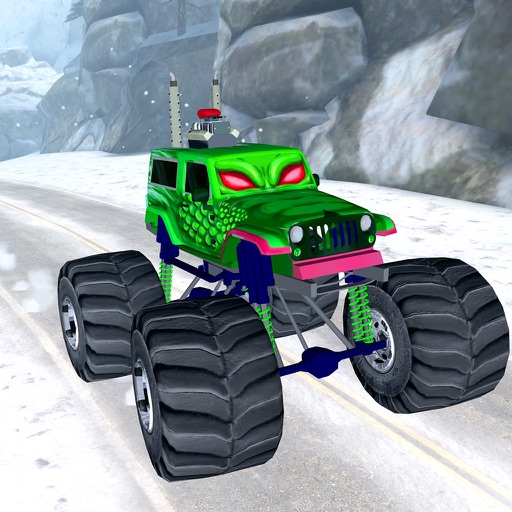 3D Monster Truck Snow Racing - Extreme Off-Road Winter Trials Driving Simulator PRO icon