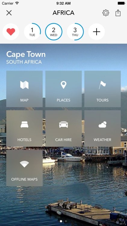 Africa Trip Planner, Travel Guide & Offline City Map for Johannesburg, Lagos or Cairo