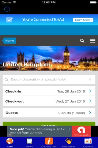 United Kingdom (UK) Hotel Booking 80% Sale screenshot 4