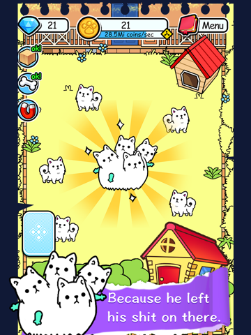 Dog Evolution Tap Coins Of The Crazy Mutant Poop Clicker Game By