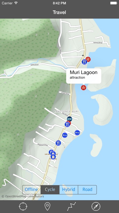 RAROTONGA (COOK ISLANDS) – GPS Travel Map Offline Navigator Screenshot 2