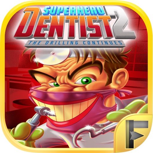 Superhero Dentist Adventure Free 2 - The Drilling Continues iOS App