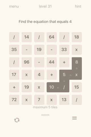 Math On Tiles screenshot 2