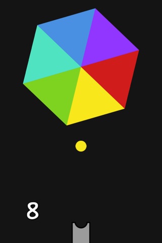 Color Shoot - Match The Color Of The Spinning Hexagon From The Shooting Cannon screenshot 2
