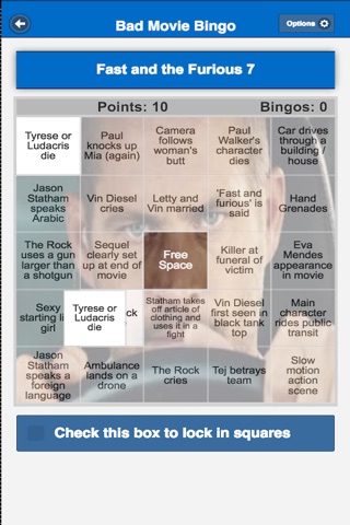 Bad Movie Bingo screenshot 2