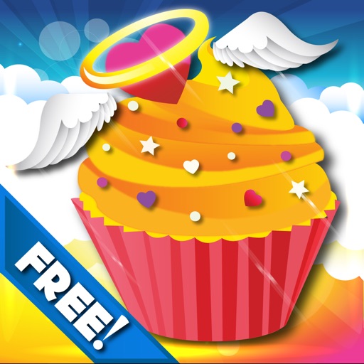 Cupcakes From Heaven - Catch Tasty Baked Heavenly Falling Cupcake