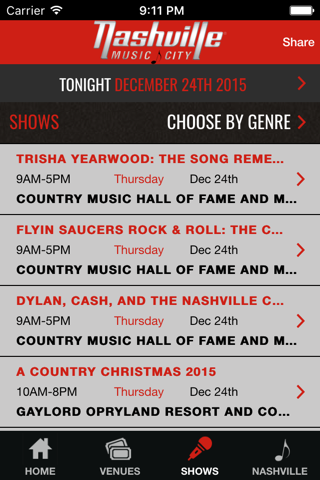 Nashville Live Music Guide screenshot 4