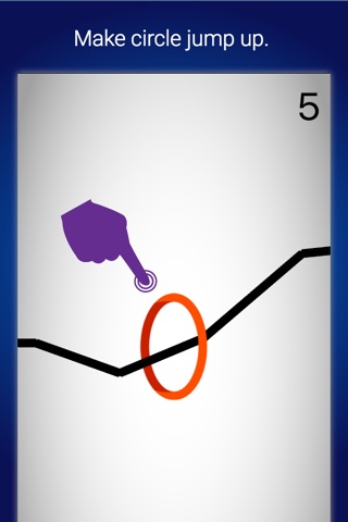 The Circle Games 2016 - Free zig zag Line and Jump Correct Through It for fun brain screenshot 2