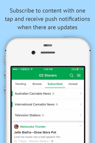 OZ Stoners Cannabis Community - náhled