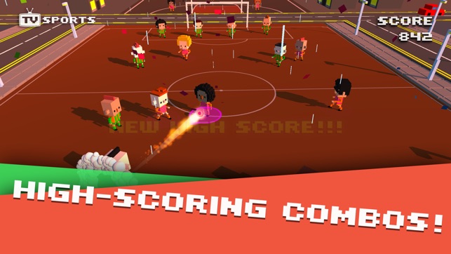 TV Sports Soccer - Endless Blocky Runner(圖5)-速報App