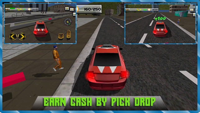 Crazy Taxi Driver Simulator 3D - real free yellow cab racing(圖1)-速報App