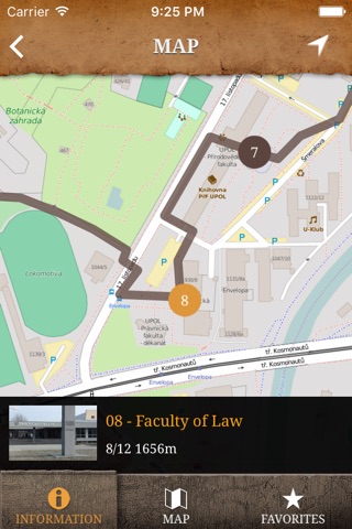 Olomouc Minos Guide screenshot 4