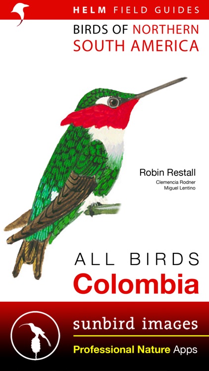 All Birds Colombia - a complete field guide to all the bird species recorded in Colombia