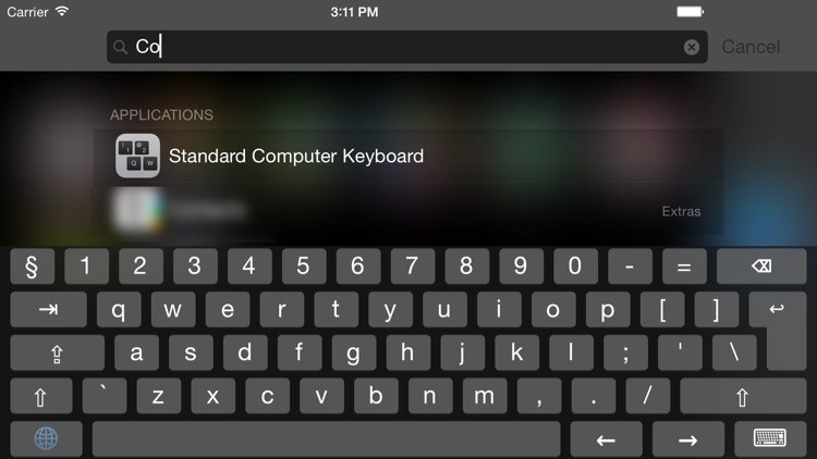 Standard Computer Keyboard