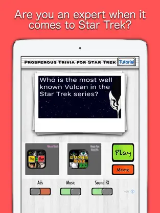 Captura 1 Prosperous Trivia for Star Trek FREE ™ - Riddles for Kids and Adults to Puzzle you and your Family iphone