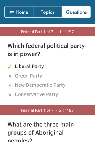 Canadian Citizenship Tests screenshot 4