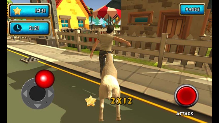 Frenzy Wild Goat Sim Rampage 3D screenshot-3