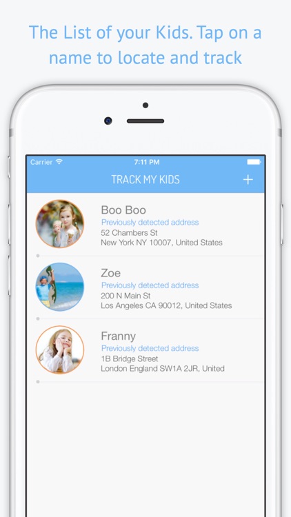 Track My Kid - Family GPS locator screenshot-0