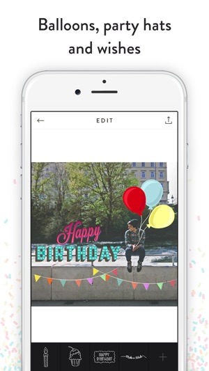 Birthday Stickers - Frames, Balloons and Party Decor Photo O(圖3)-速報App