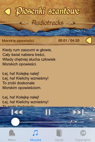 Szanty - Piosenki szantowe screenshot 3