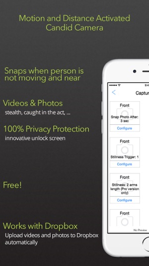 Motion CandidCam+ Lock.down to keep Secret Photo & Video saf(圖2)-速報App
