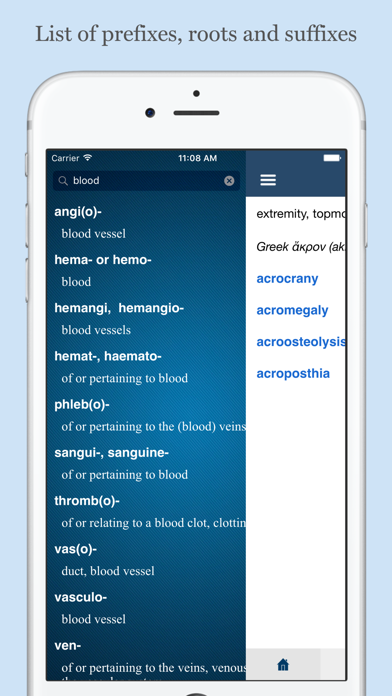 How to cancel & delete Medical Terminology - Prefixes, Roots, Suffixes from iphone & ipad 1