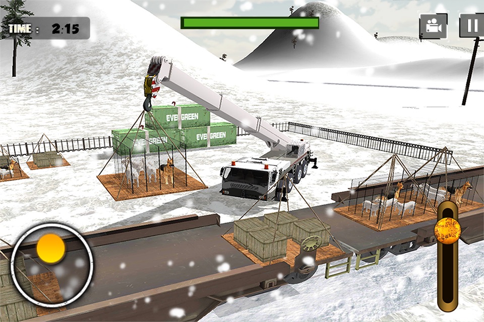 Snow Plow Rescue Train Driving 3D Simulator screenshot 2
