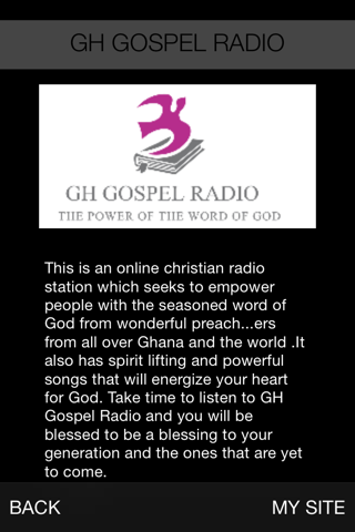 GH GOSPEL RADIO (power of the word of God) screenshot 3