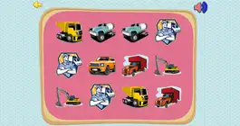 Game screenshot Learning Car and Pickup Trucks Matches or Matching Games for Toddlers and Little Kids apk