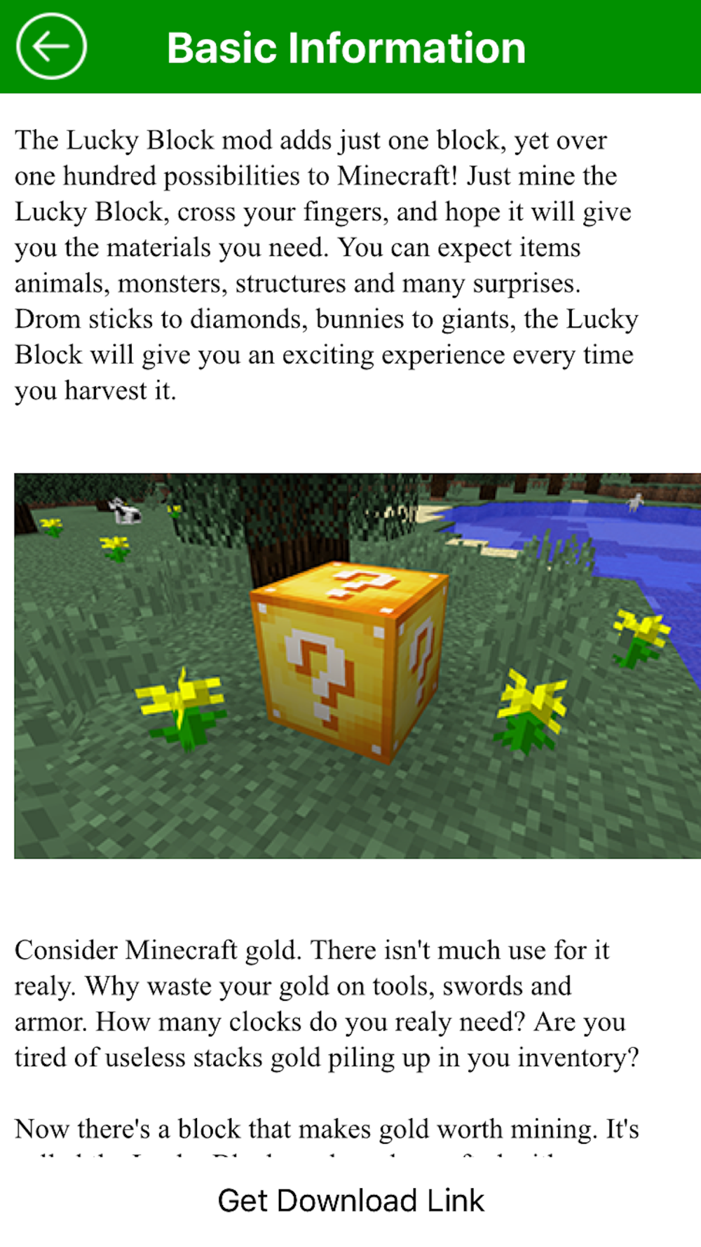 New Lucky Block Mod For Minecraft Game Free Free Download App For Iphone Steprimo Com