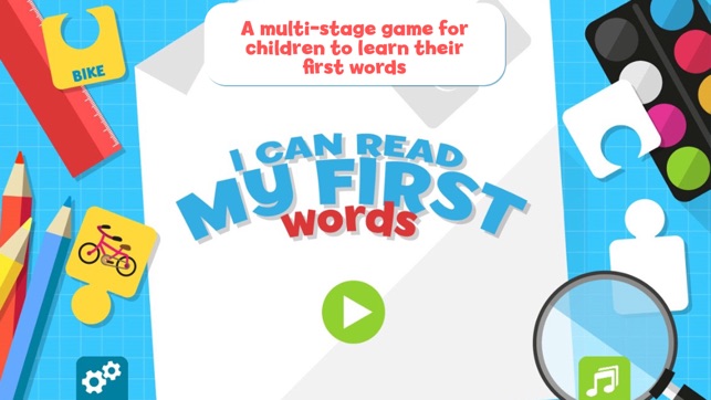 I can read my first words