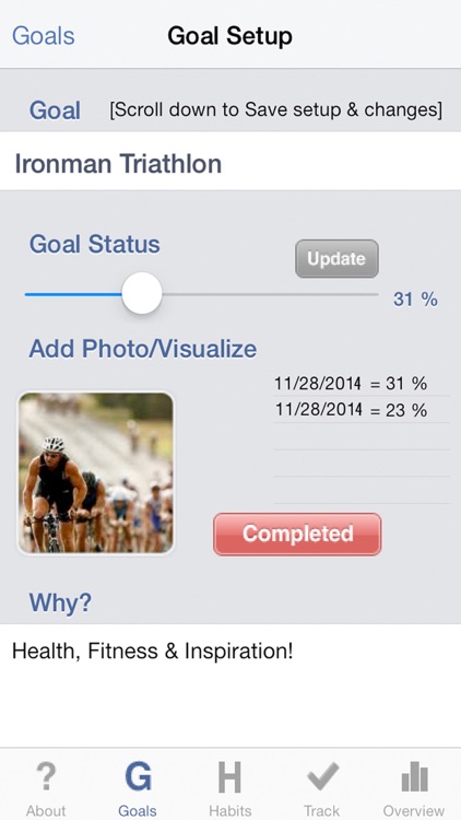 The Habit Factor® Pro, (Habits 2 Goals Tracker)