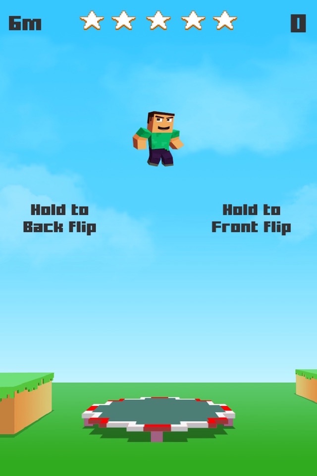 Backflip Trampoline Craft Madness: Hop Hop Hop Man Jump screenshot 3