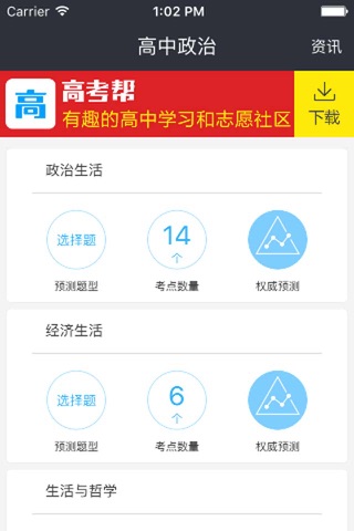高中政治-高中政治新闻经济学真题详解 screenshot 2