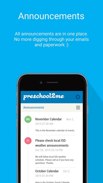 preschool2me for Parents by Preschool2me Inc.