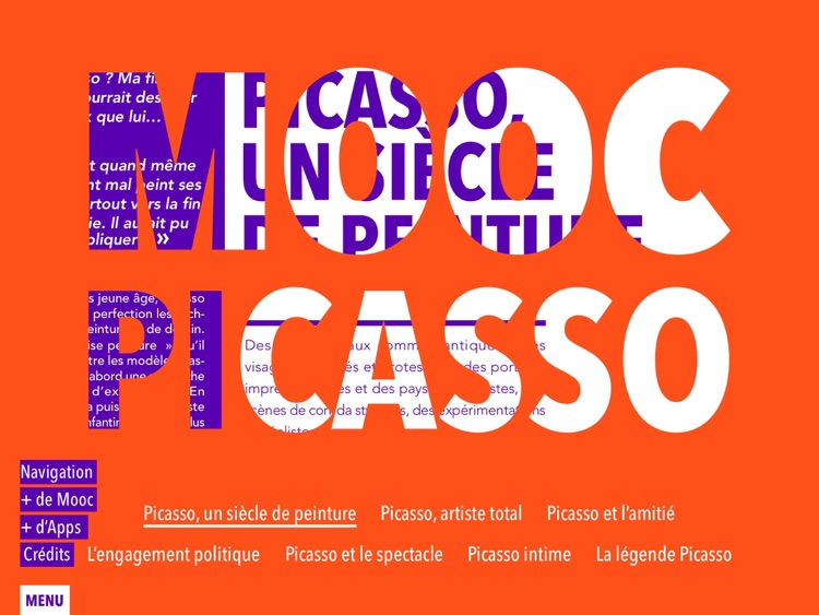 MOOC Picasso : L'essentiel