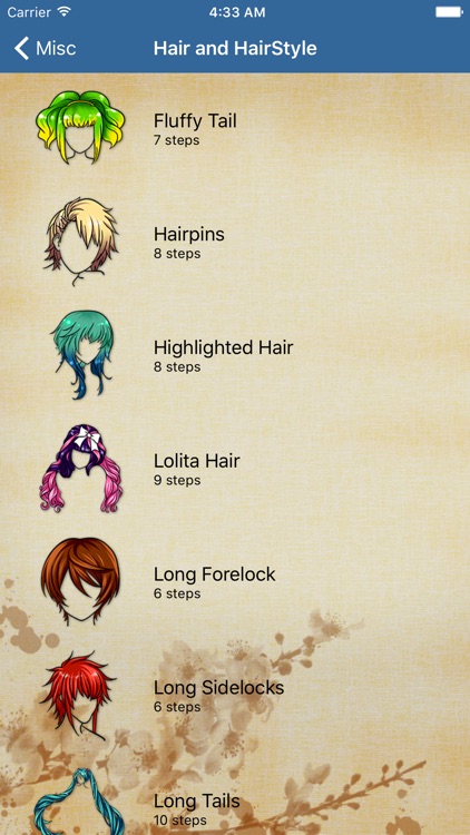 Artist Blue - How to draw Hairdo and Hairstyle