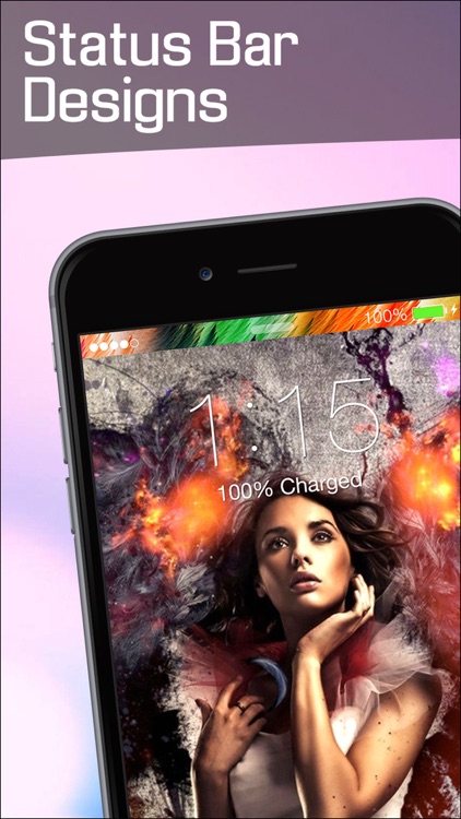 Color Status Bar Wallpapers & Backgrounds - Make Custom Top Bar ...