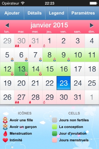 Menstrual Calendar for Men - Ovulation Calculator, Fertility & Period Tracker to Get Pregnant screenshot 3