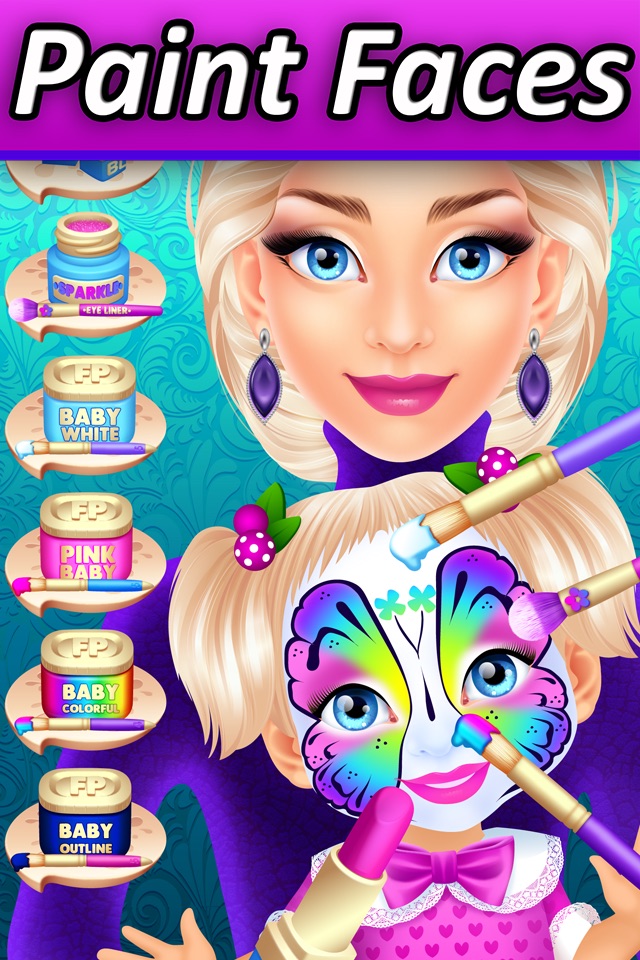 Mommys Face Paint & Makeup Salon - Baby Spa Dressup Story screenshot 3