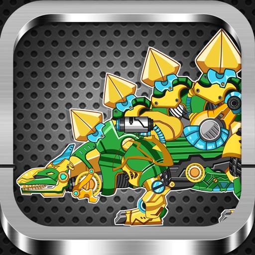 Iron Stegosaurus:fun war dragon bady free games icon