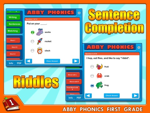 Abby Phonics - First Grade HD Free Lite screenshot 3