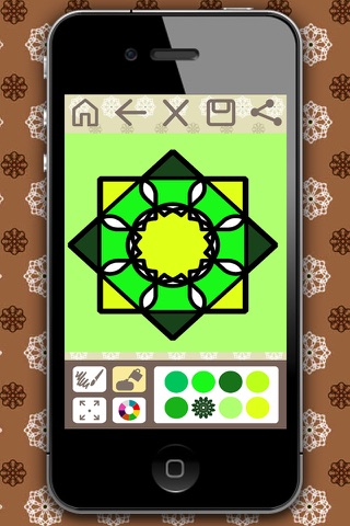 Coloring book Mandalas for adults (relax game of meditation) - Premium screenshot 2