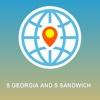 S Georgia and S Sandwich Map - Offline Map, POI, GPS, Directions