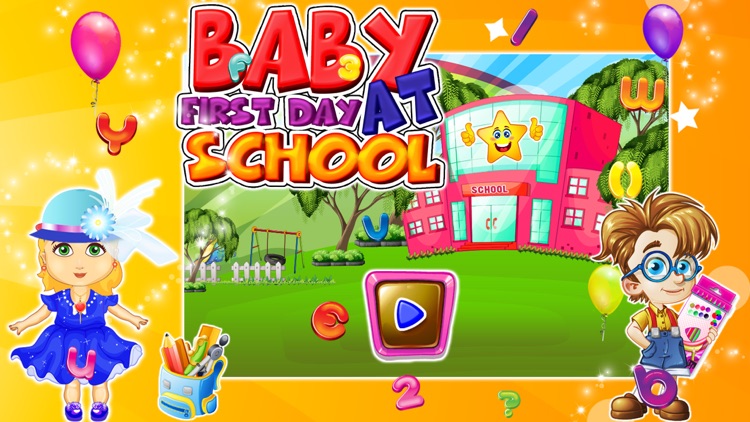 Baby First Day At School – kids learning & education game